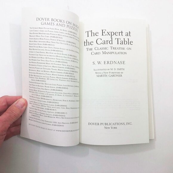 The Expert at the Card Table SW Erdnase PB Dover Publications 1979 - Picture 5 of 9